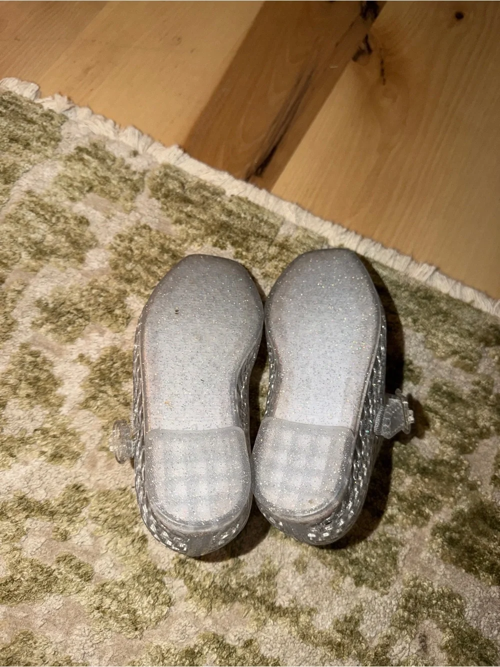Sam Edelman Kids' Glitter Mary Jane Jelly Shoes - Clear